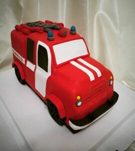 Торт пожарная машина №454230
