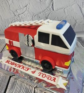 Торт пожарная машина №454243