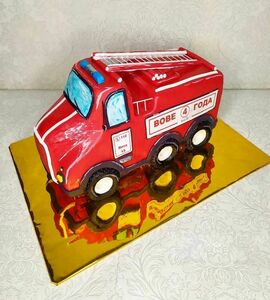 Торт пожарная машина №454247