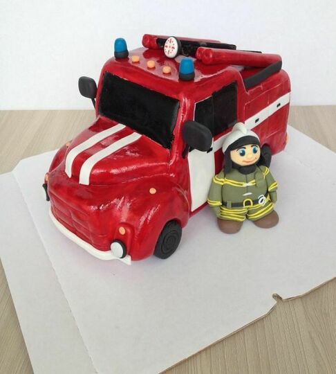 Торт пожарная машина №454248