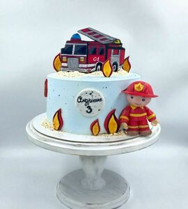 Торт пожарная машина №454252