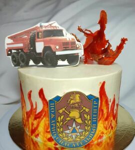 Торт пожарная машина №454255