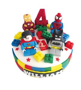 Торт Супергерои из Лего №5781