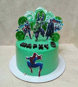 Торт с супергероями №486403
