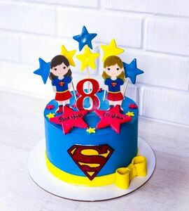 Торт с супергероями №486407