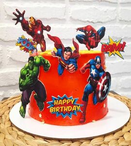 Торт с супергероями №486410
