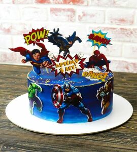 Торт с супергероями №486412