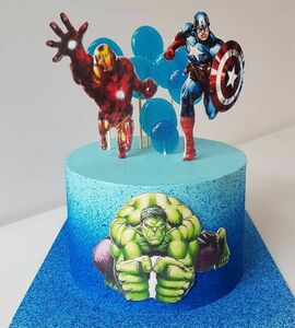 Торт с супергероями №486422