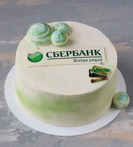 Торт Сбербанк велюровый
