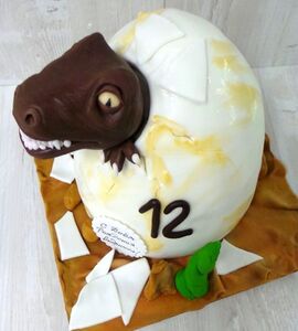 Торт яйцо динозавра №190506