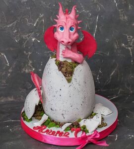 Торт яйцо с драконом №190513