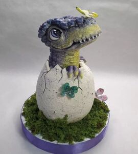 Торт яйцо динозавра красивый №190517