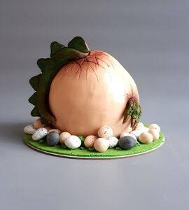Торт яйцо динозавра креативный №190519