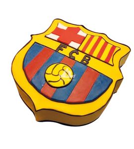 Торт с логотипом Барселоны