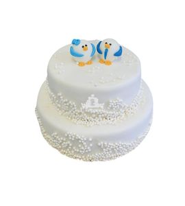 Торт свадебный новогодний №167358