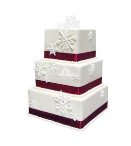 Торт свадебный новогодний №167362