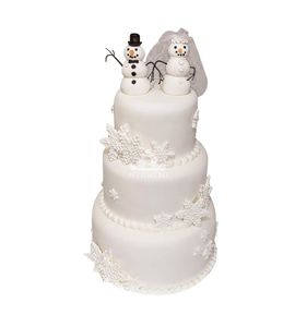Торт свадебный новогодний №167363