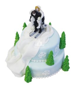 Торт свадебный новогодний №167365