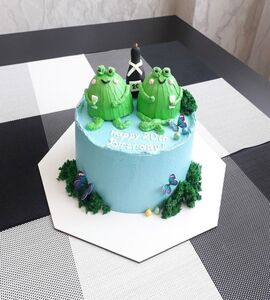 Торт с лягушками-жабами №143605