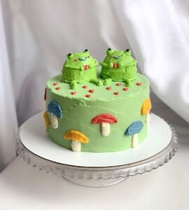 Торт с лягушками-жабами №143609