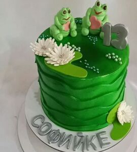 Торт с лягушками-жабами №143612