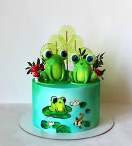 Торт с лягушками-жабами №143623