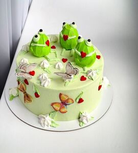 Торт с лягушками-жабами №143626