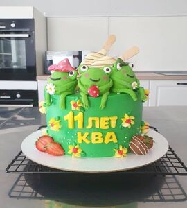 Торт с лягушками-жабами №143627