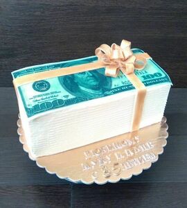 Торт пачка денег №448304