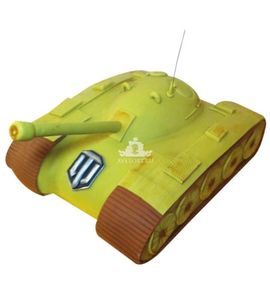 Торт на 23 февраля танк с лого