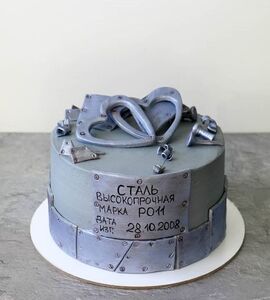 Торт на 11 лет свадьбы №191720