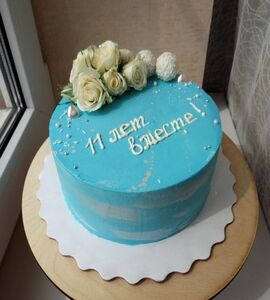 Торт на Стальную свадьбу №191751
