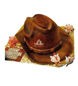 Торт Ковбойская шляпа