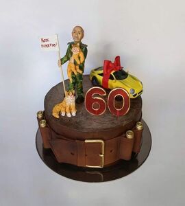 Торт на 60 лет мужчине №476641