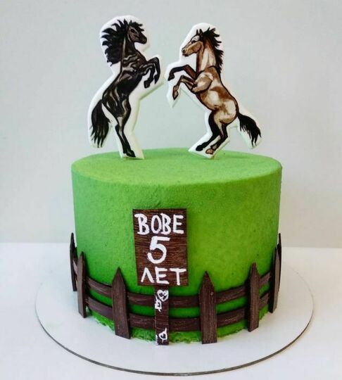 Торт с лошадью №491407