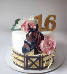 Торт с лошадью №491411