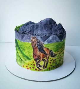 Торт с лошадью №491418