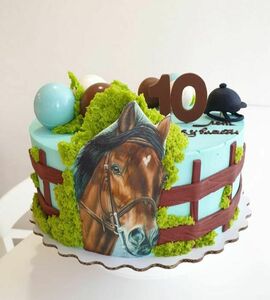 Торт с лошадью №491421
