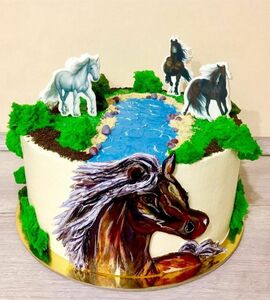 Торт с лошадью №491440