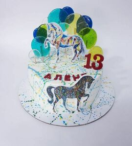 Торт с лошадью №491457