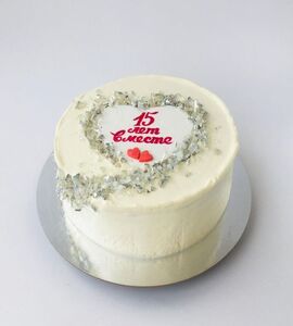 Торт на 15 лет свадьбы №192107