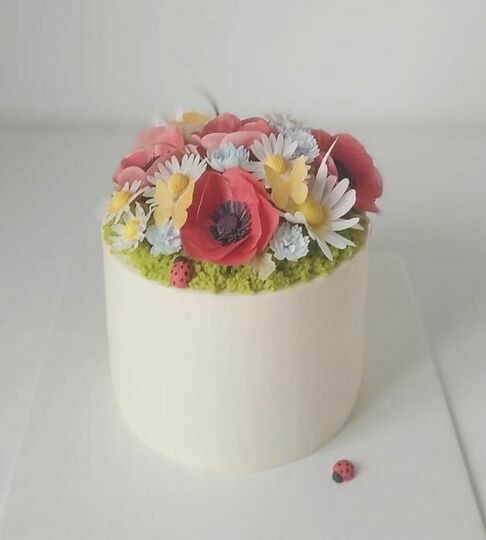Торт полевые цветы №506003