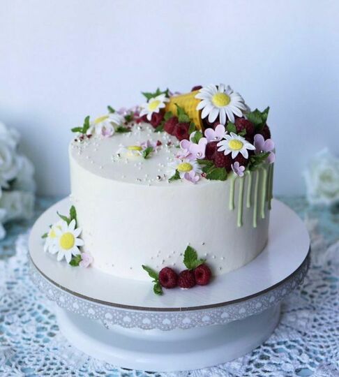 Торт полевые цветы №506014