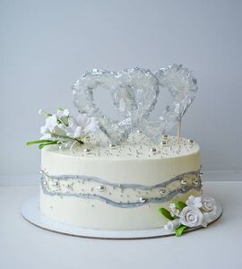 Торт на 60 лет свадьбы №195804