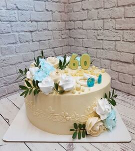 Торт на 60 лет свадьбы №195817