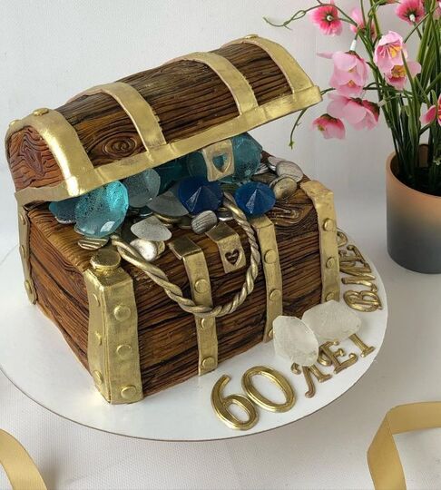 Торт на 60 лет свадьбы №195822