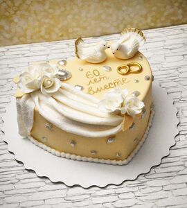 Торт на Бриллиантовую свадьбу №195849
