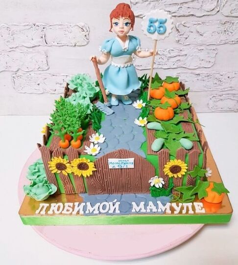 Торт на 55 лет женщине №476349