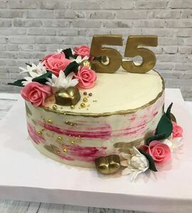 Торт на 55 лет женщине №476369