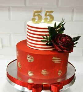 Торт на 55 лет женщине №476376